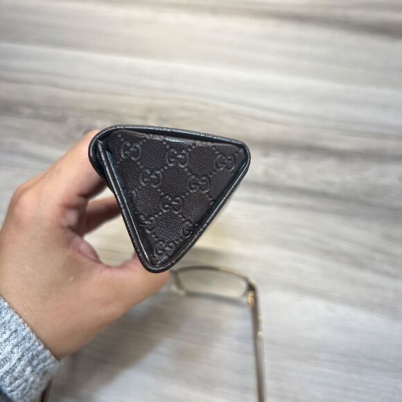 GUCCI GG2878 MI2 Italy Mocha Brown Half Rimless Eyeglasses Frame 52-17-135 - Picture 10 of 13